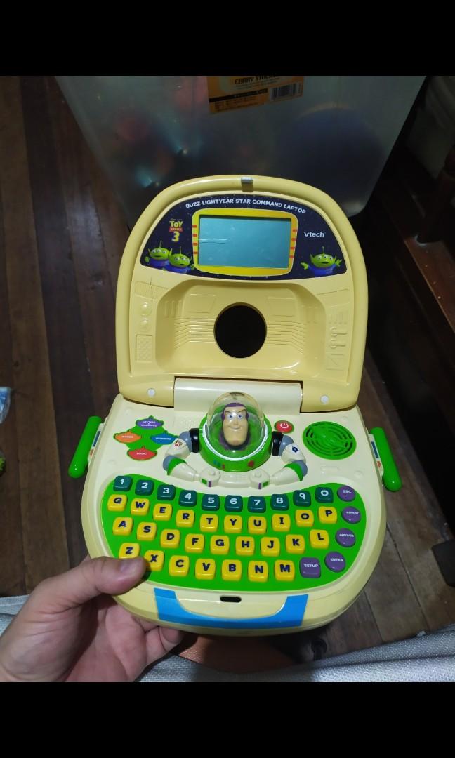 Wet en regelgeving lijn Van toepassing zijn Disney toy story buzz lightyear VTech computer with mouse, Babies & Kids,  Infant Playtime on Carousell