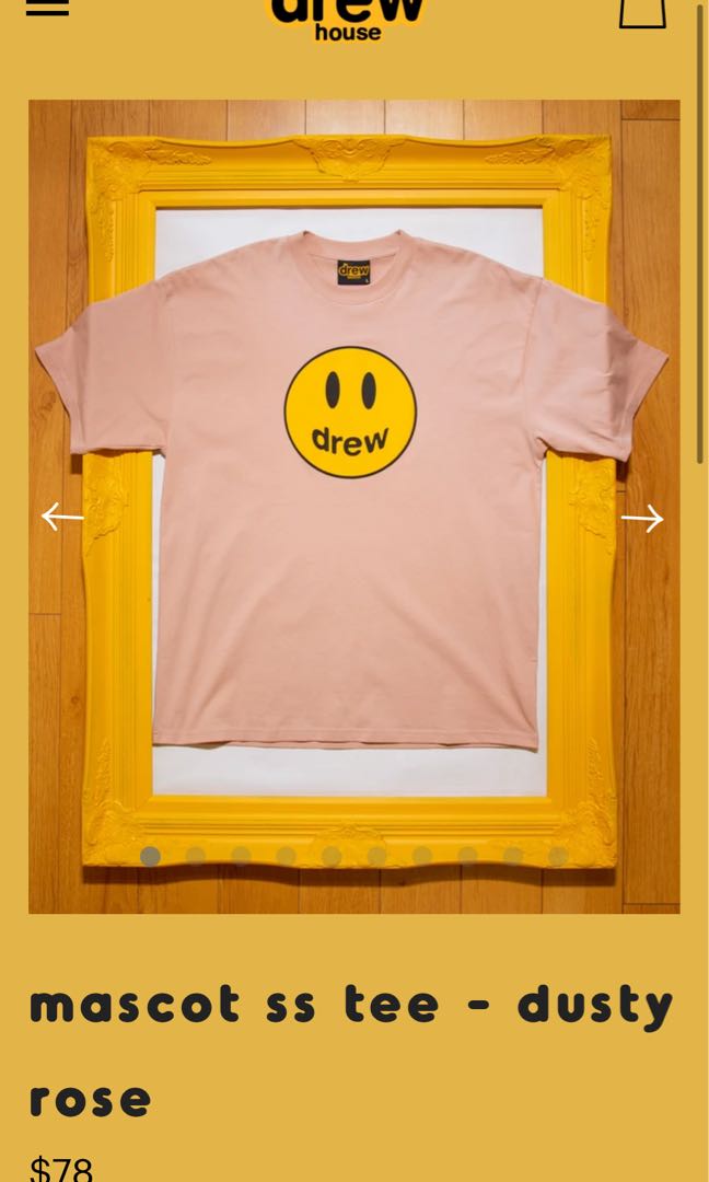 Drew house LARGE mascot dusty rose, Men 