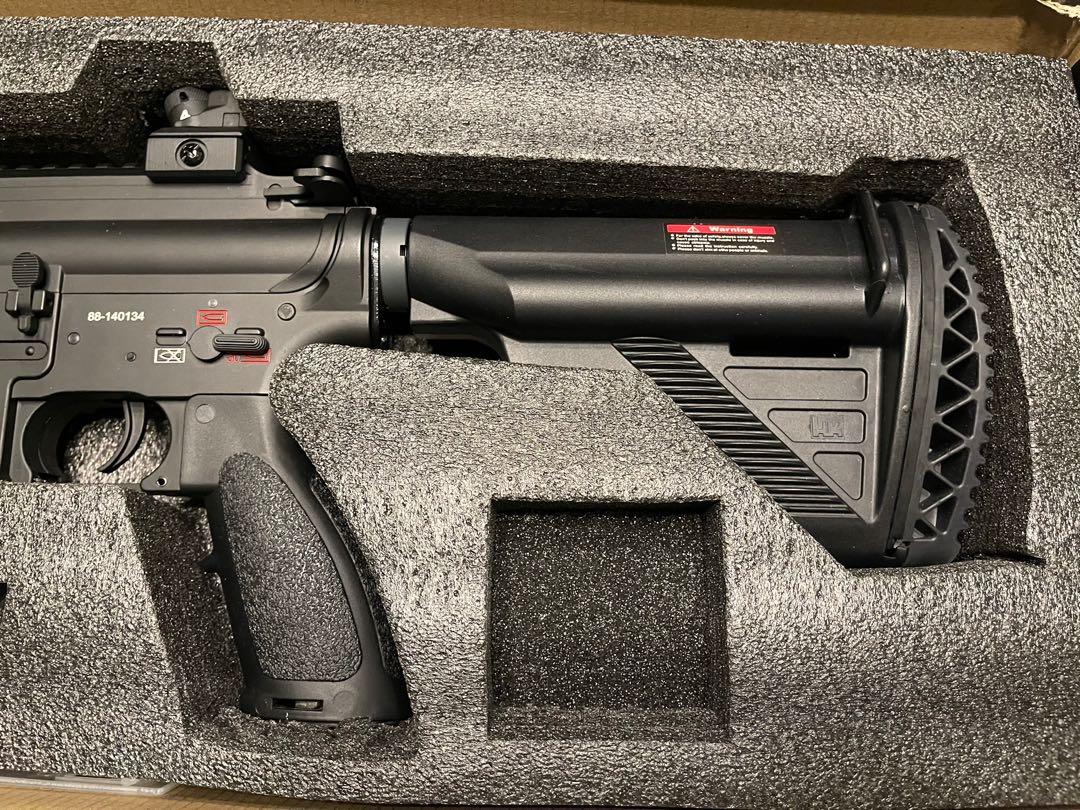 E&C EC102 HK416 D AEG Airsoft with Lipo Battery and Balance Charger on