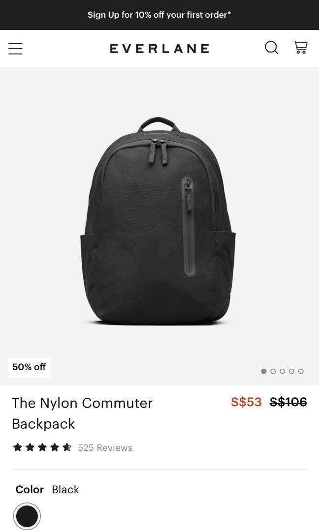 Everlane nylon commuter backpack hot sale