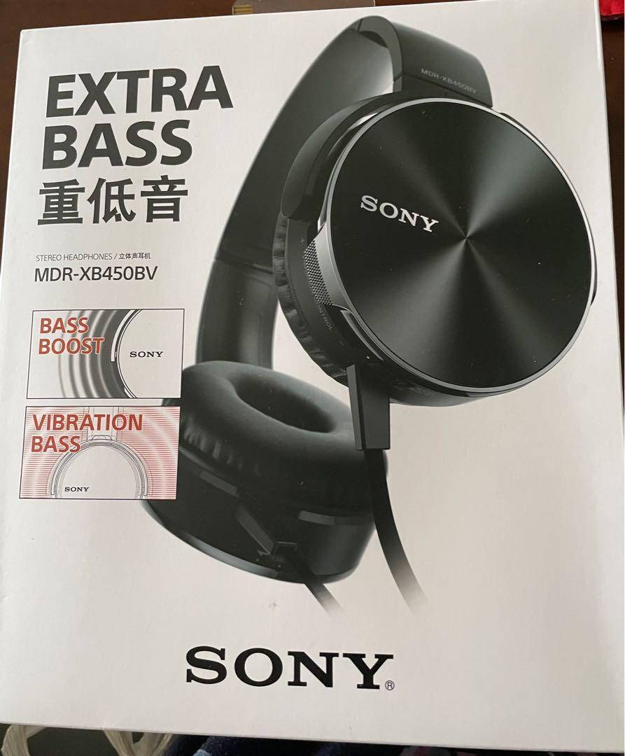 Xb450bv extra bass headphones top