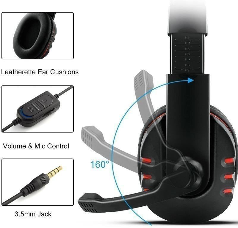 Gaming Headset for PS4 Xbox One JAMSWALL 3.5mm Wired Over head