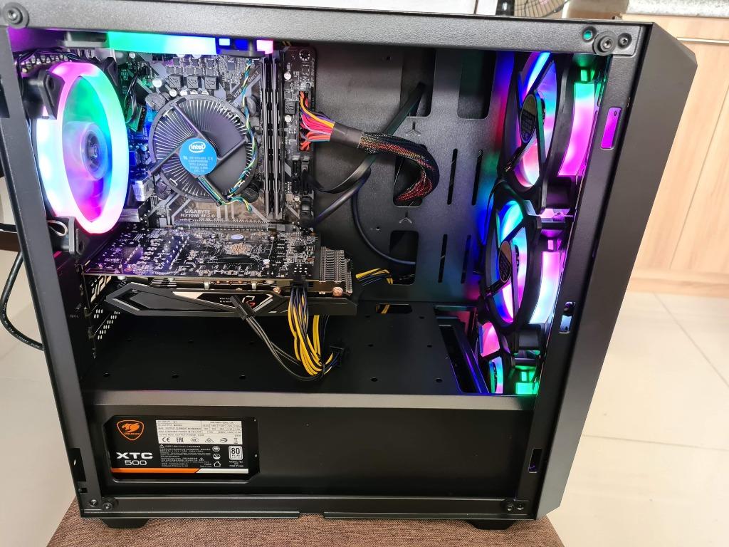 Gaming PC i3 9100f rx 570 16gb ram 480gb ssd 500w psu Computers
