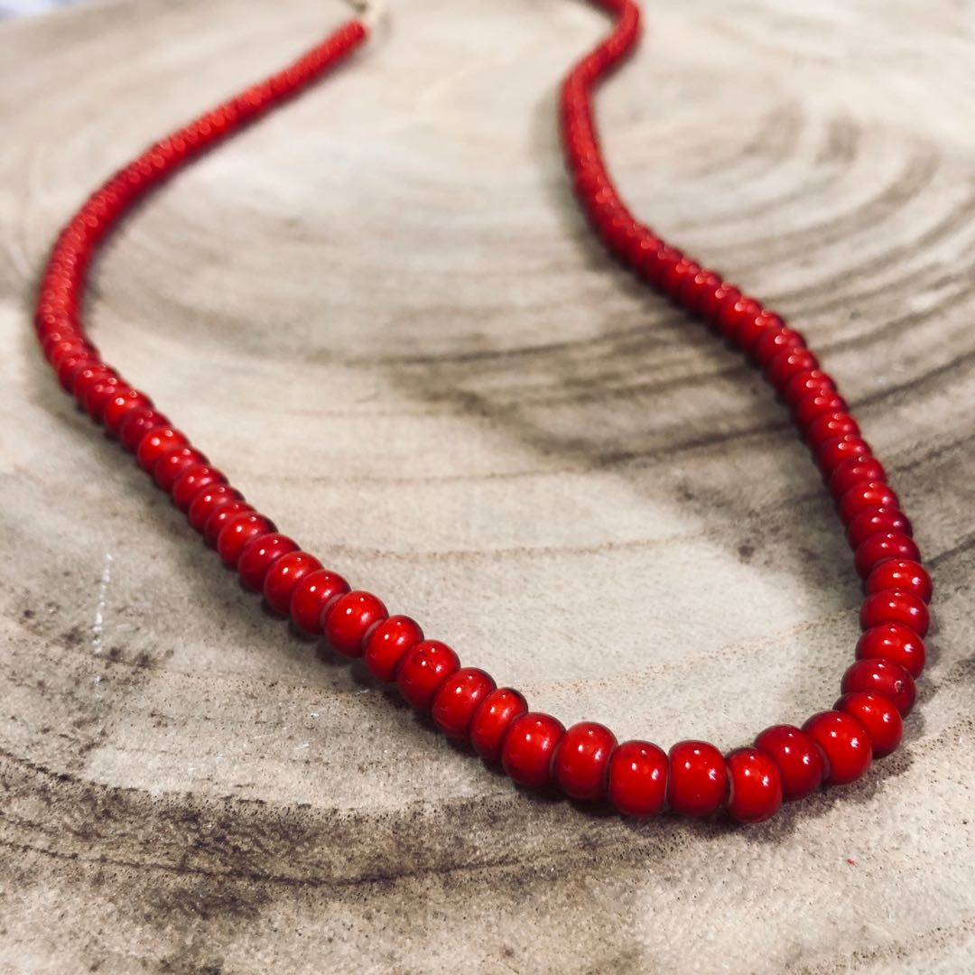 Red beads jewellery sale