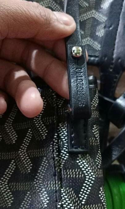 GOYARD Leather black Tote Bag