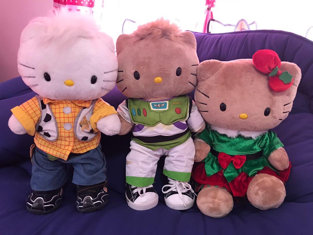 Hello kitty build a bear daniel and ginger, Hobbies & Toys, Toys & Games on  Carousell