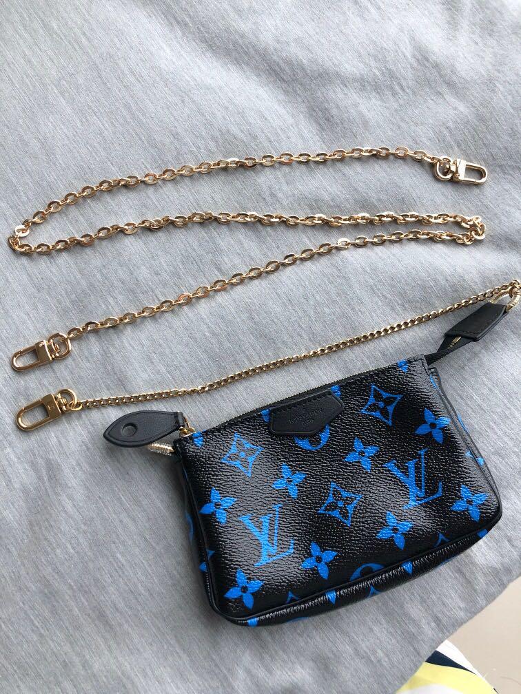 High quality gold chain strap fit LV mini pochette bag replacement