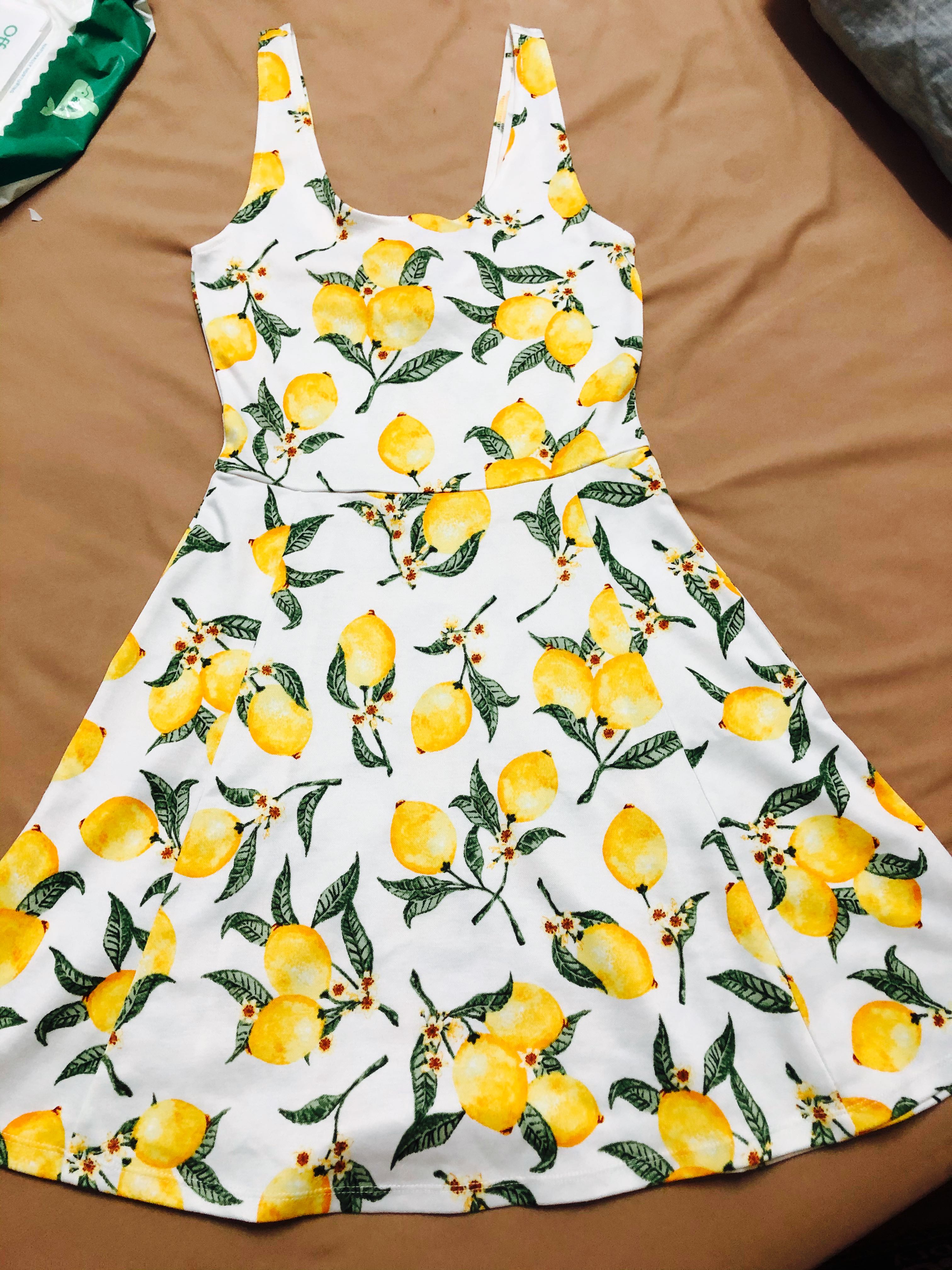 Lemon dress h&m shop