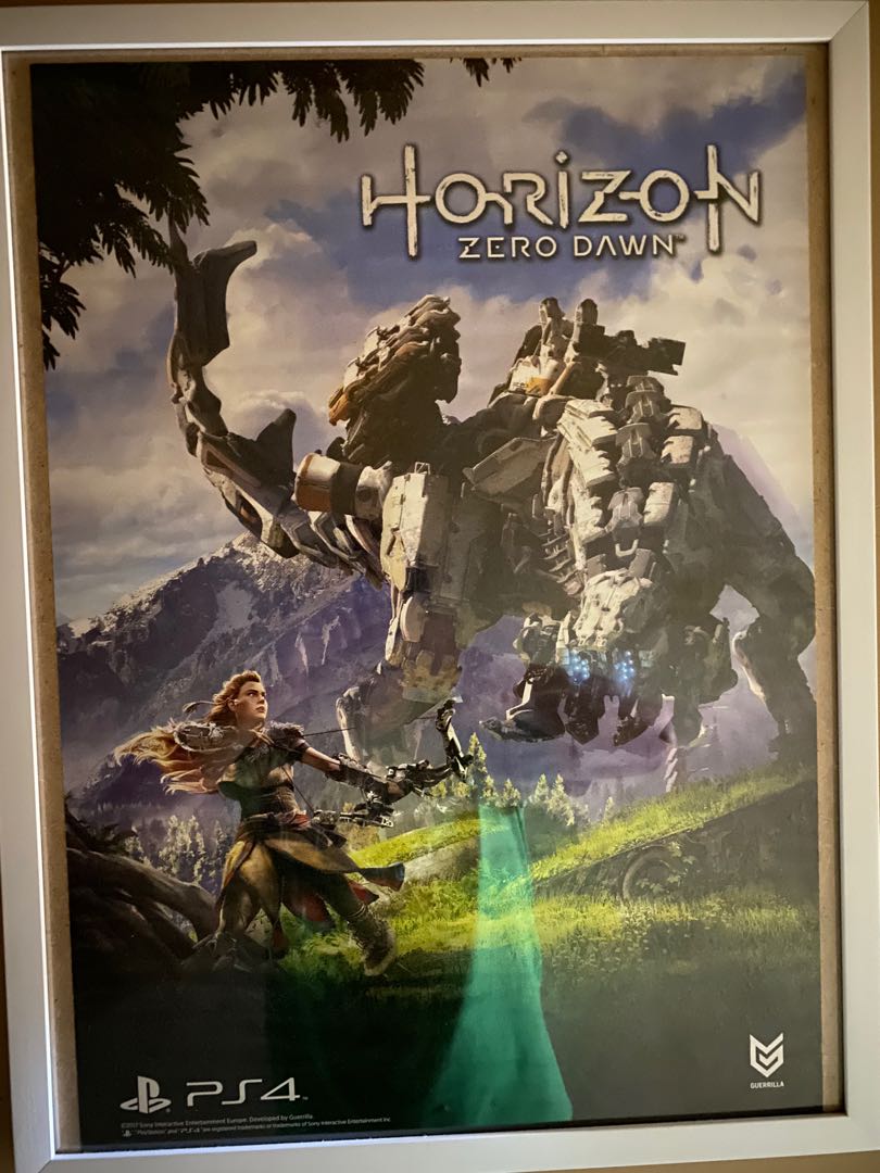 Poster Zelda Breath Of The Wild + Horizon Zero Dawn 55x40 Cm - État Bon, Promo Gamer