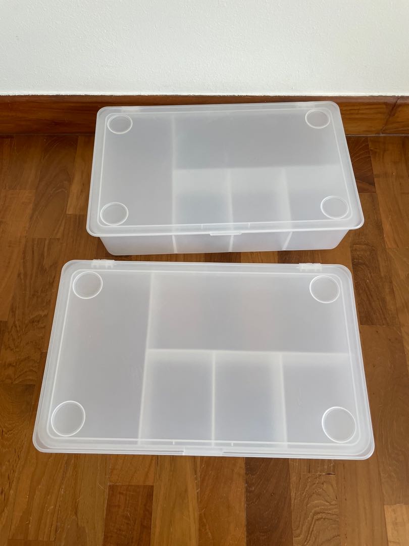 Ikea GLIS storage box with lid, Furniture & Home Living, Home
