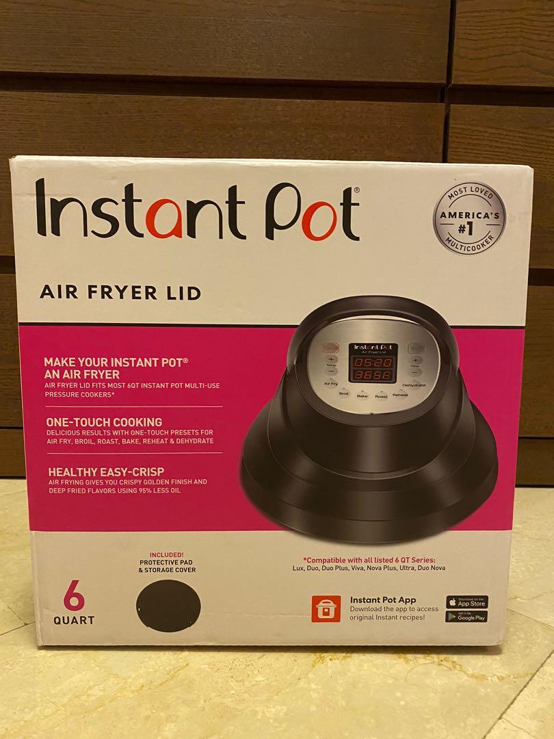 Instant Pot Air Fryer Lid Furniture Home Living Kitchenware Tableware Cookware Accessories on Carousell
