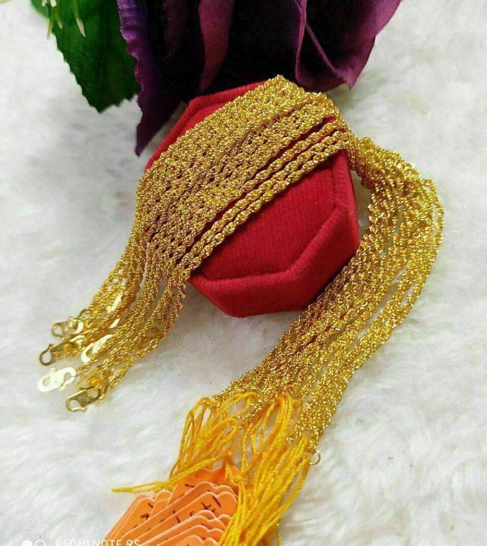 Instock 916 Gold Bracelet Gelang Tangan Pintal Women S Fashion Jewelry Organisers Bracelets On Carousell