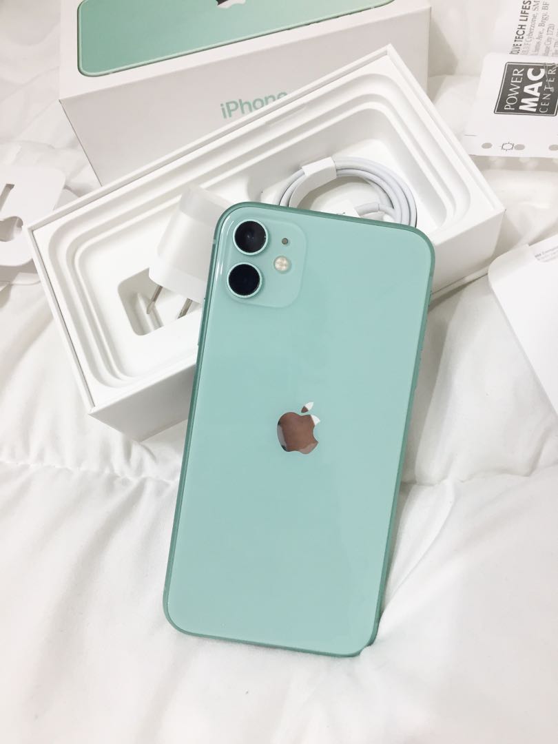 Iphone 11 128 Mint Green Mobile Phones Gadgets Mobile Phones Iphone Iphone 11 Series On Carousell
