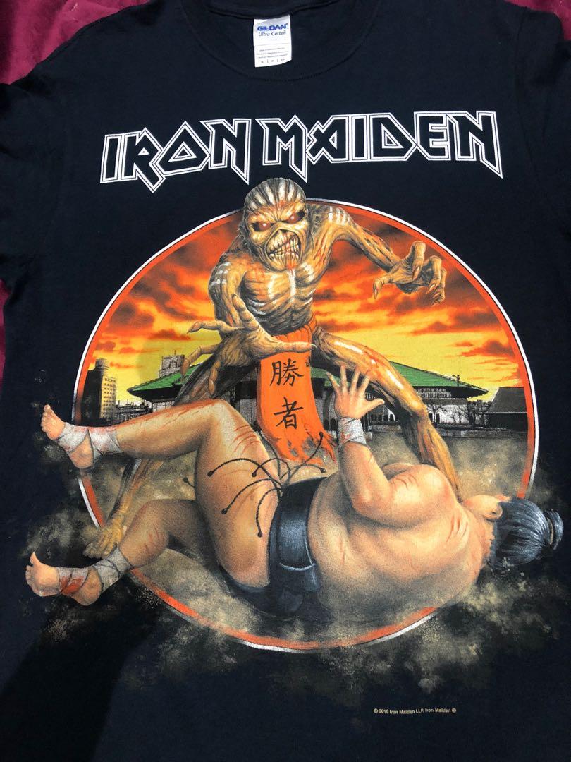 Iron Maiden 2016 Japan Tour Tシャツ IRON MAIDEN JAPAN TOUR 2016, Men's Fashion, Tops & Sets, Tshirts