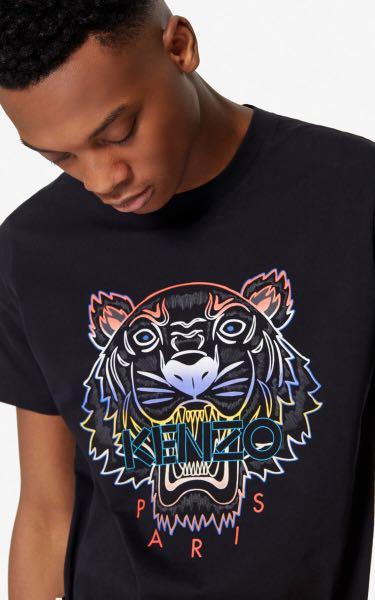 Authentic Kenzo Gradient tiger Men s Fashion Tops Sets Shirts on Carousell