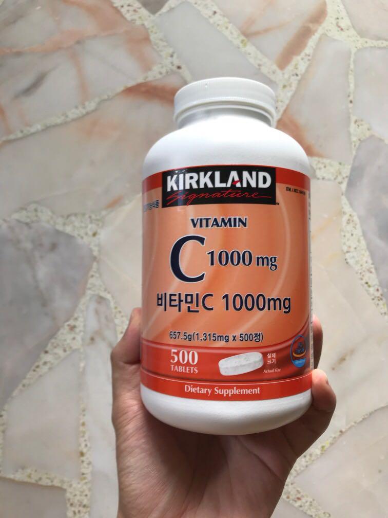 Kirkland Vitamin C 1000 Mg 500 Tablets Per Bottle From Korea Everything Else On Carousell Kirkland Vitamin C 1000 Mg 500 Tablets Per Bottle From Korea Everything Else On Carousell