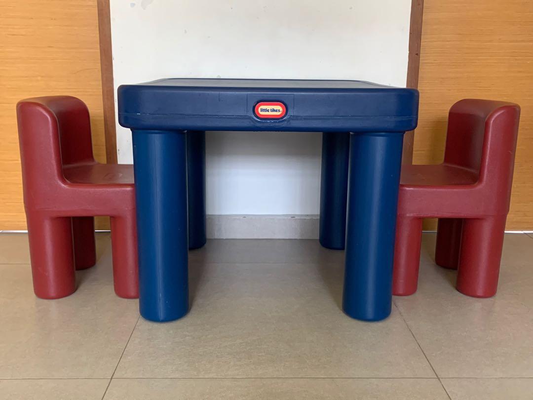 Little tikes large table and shop chairs