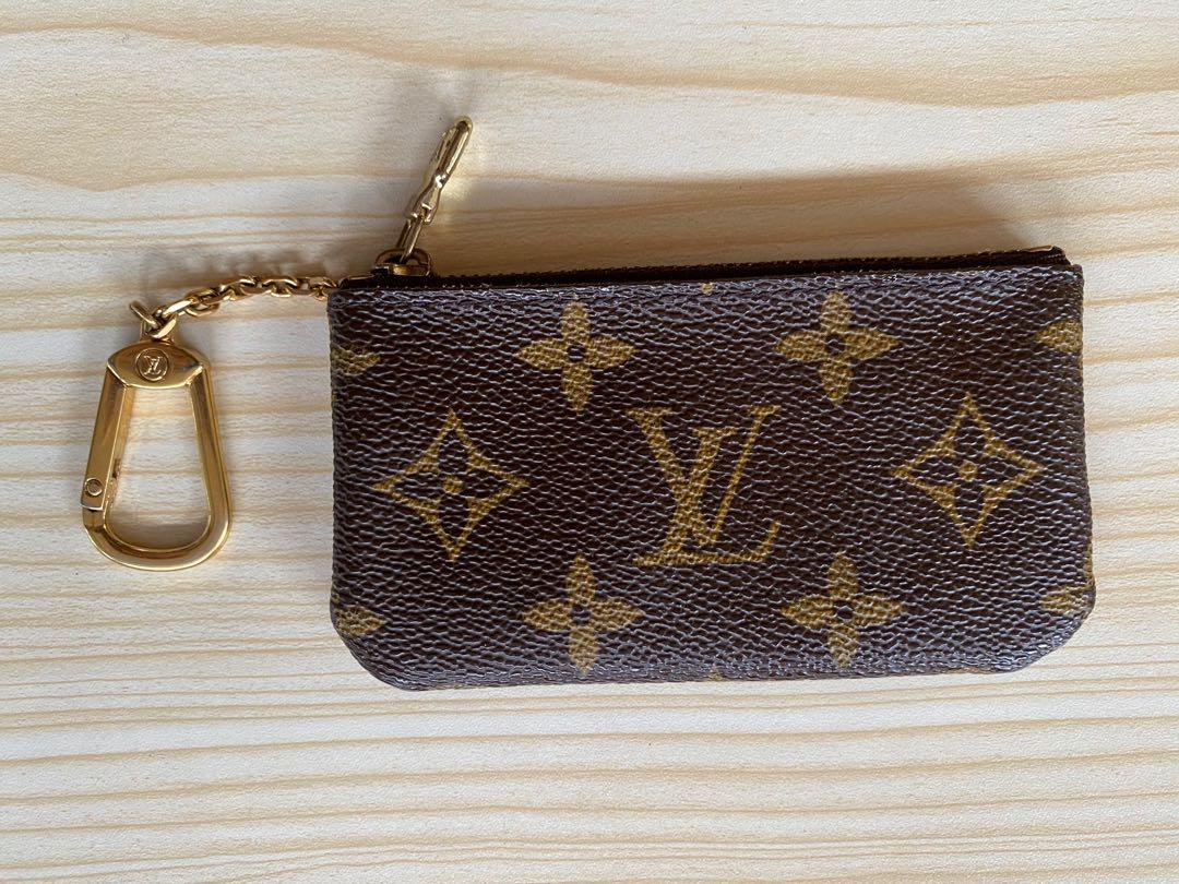 Louis Vuitton Monogram Pochette Cles Wallet Coin Purse, Luxury