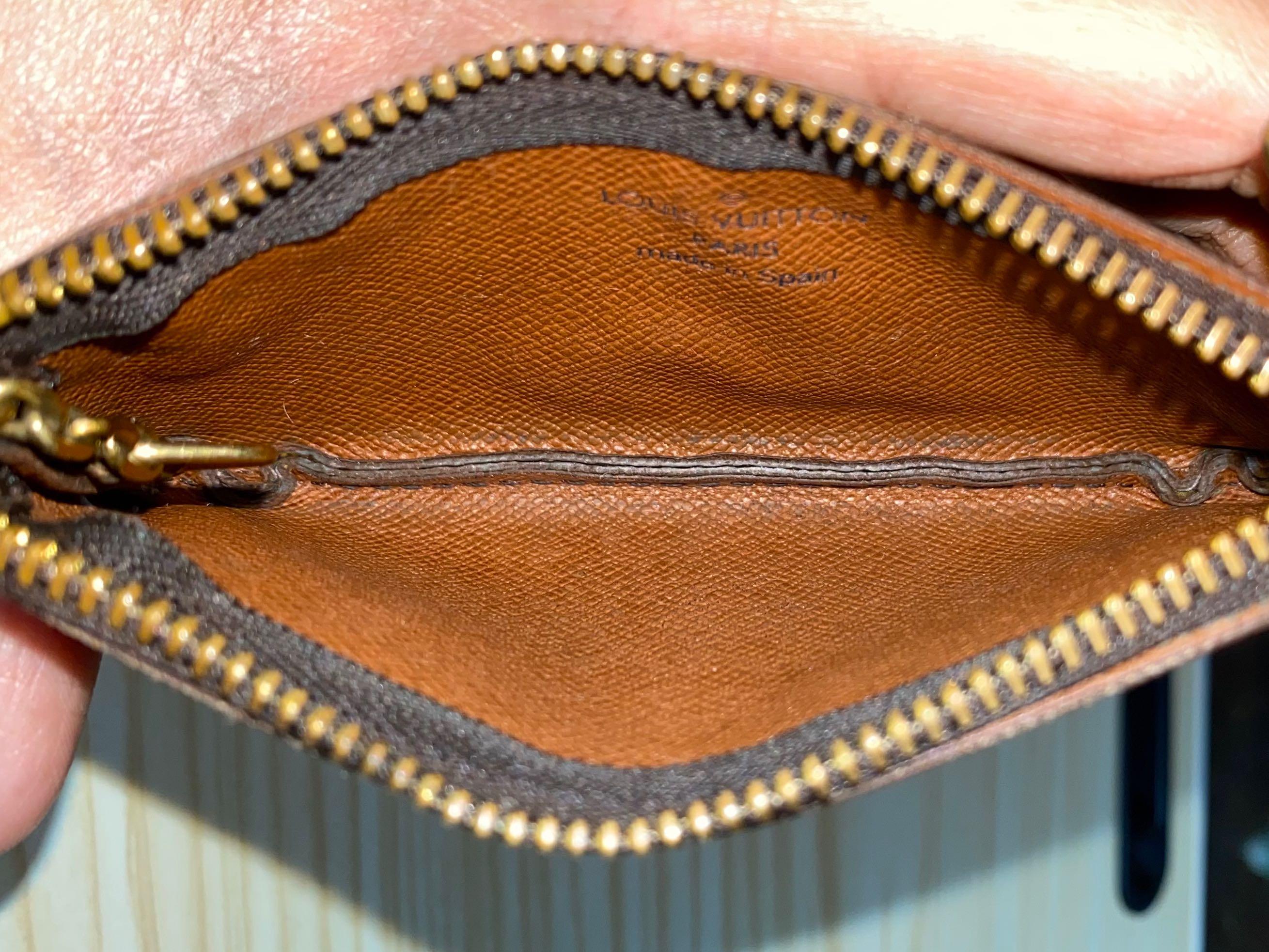 Authentic LOUIS VUITTON Monogram Groom Coin Purse Pochette Cles Wallet  #18034