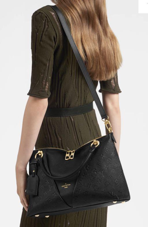 Louis vuitton v online tote black