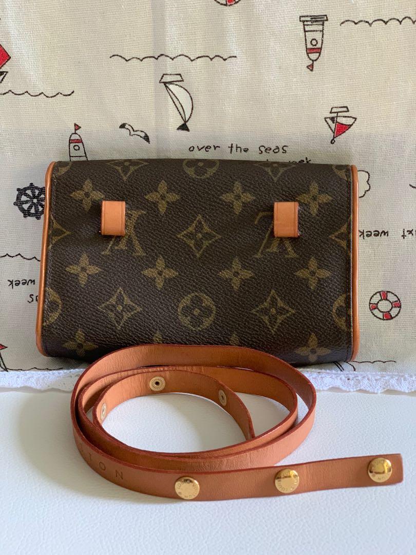 Louis Vuitton Brown Monogram Coated Canvas Pochette Florentine