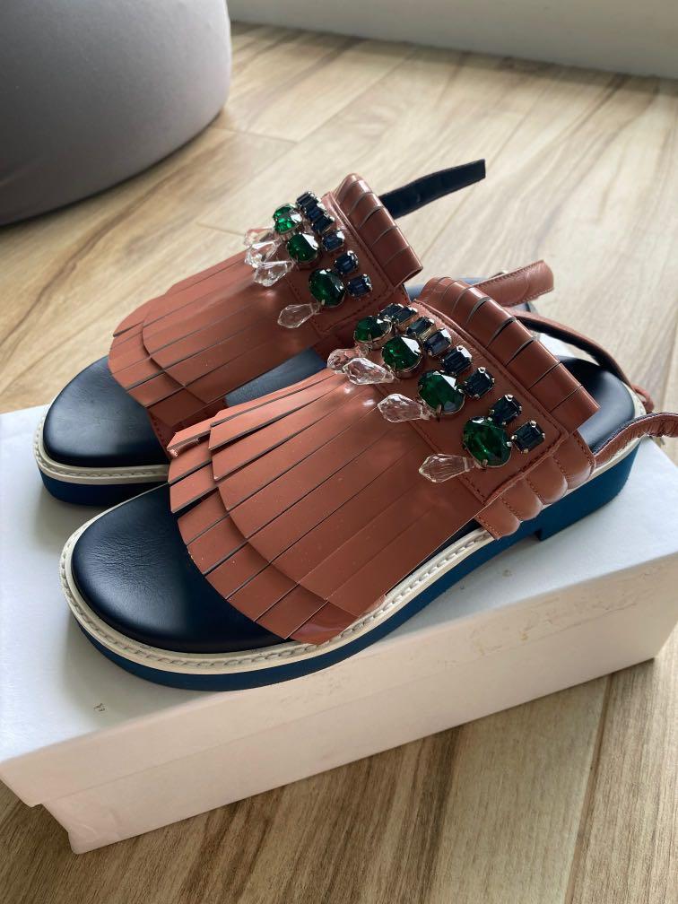 Marni jeweled sandals online