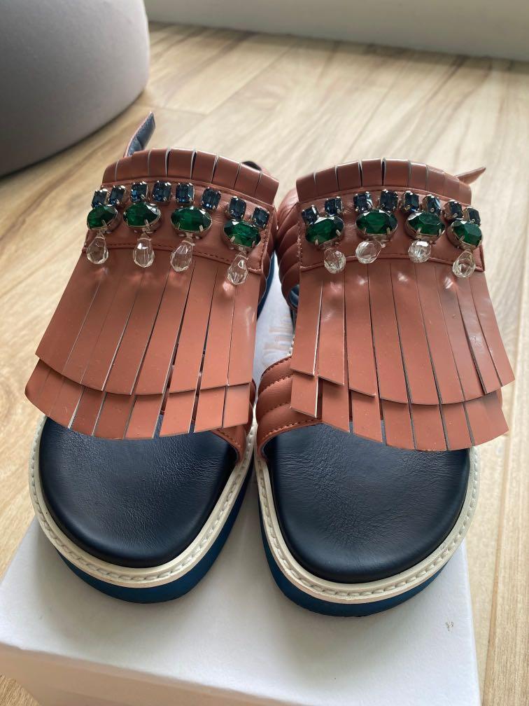 Marni jeweled sandals sale