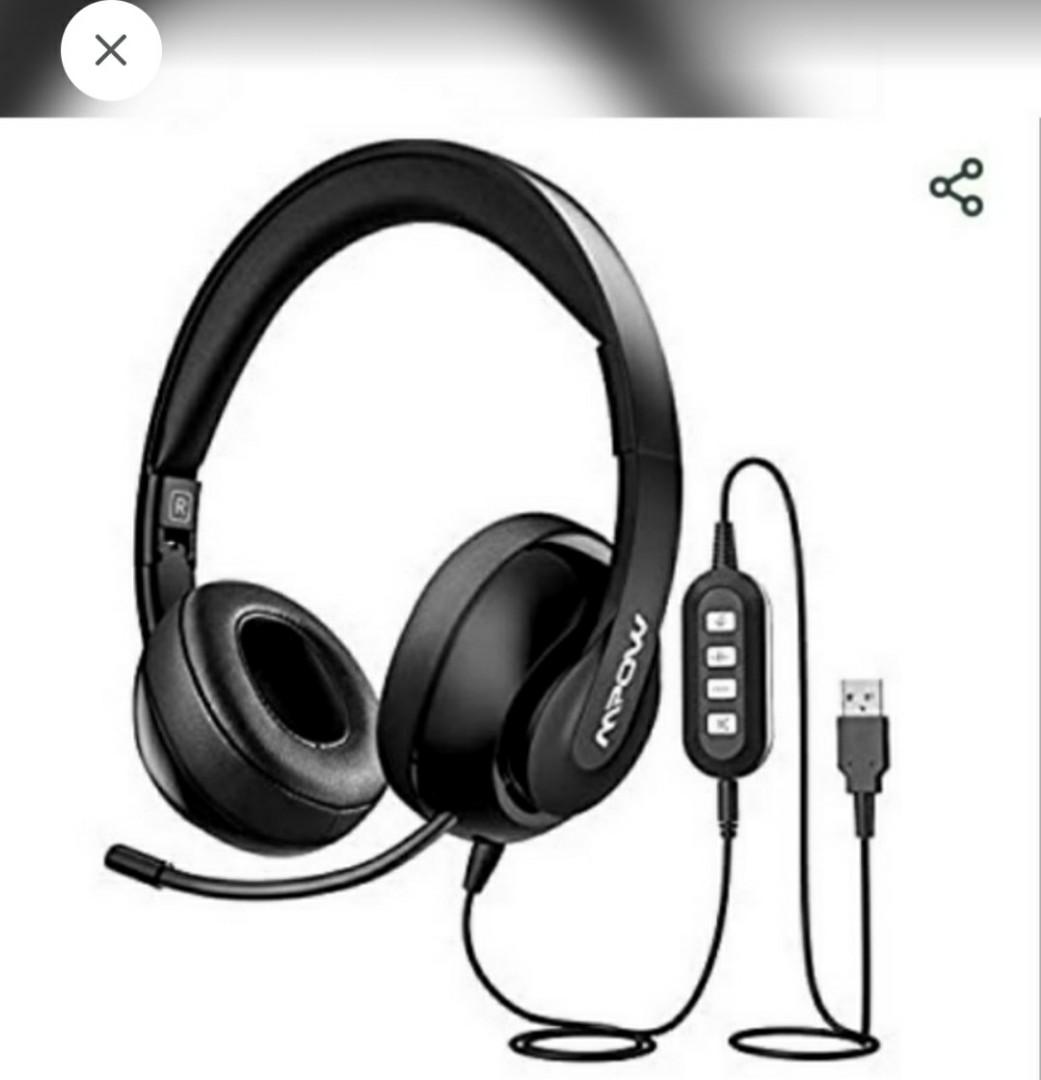 Mpow wired best sale usb headset bh224a