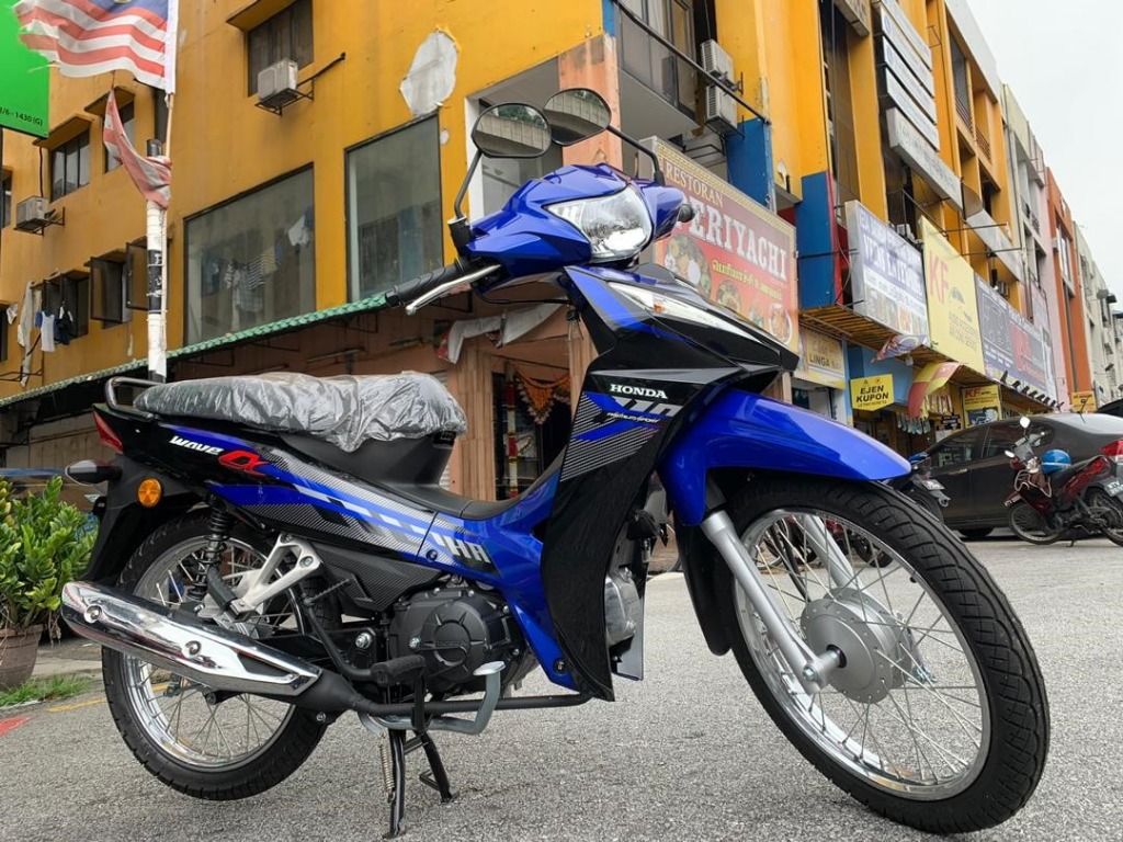 New honda wave alpha 110 deposit rendah Motorbikes on Carousell