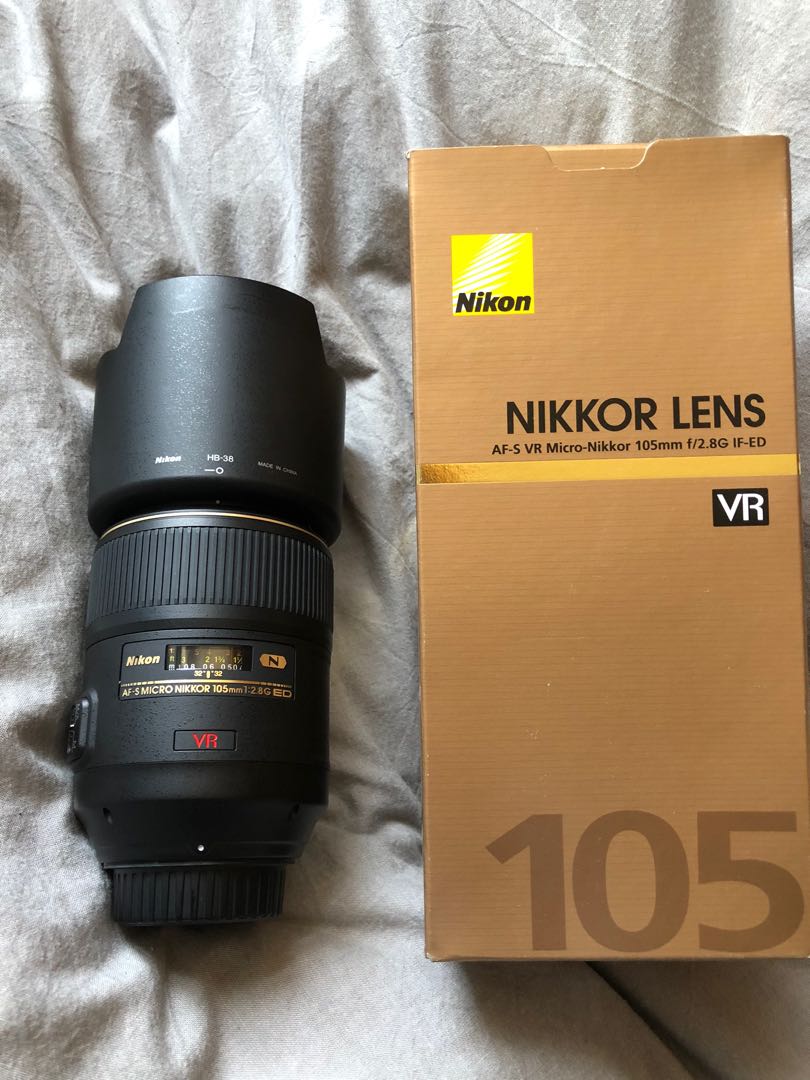 Nikon NIKKOR LENS AF-S VR Micro 105mm f/2.8G IF-ED N, 攝影器材on 