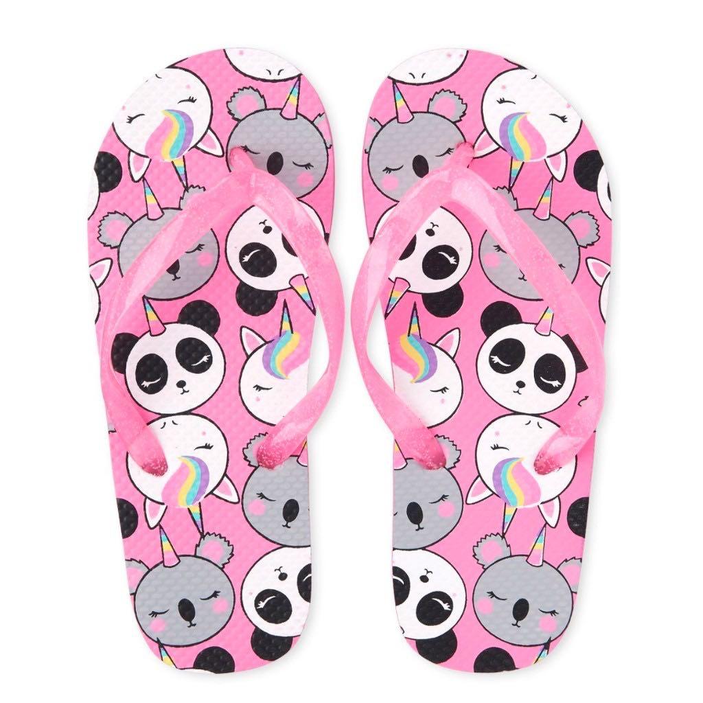 Unicorn flip flops children's place 2025