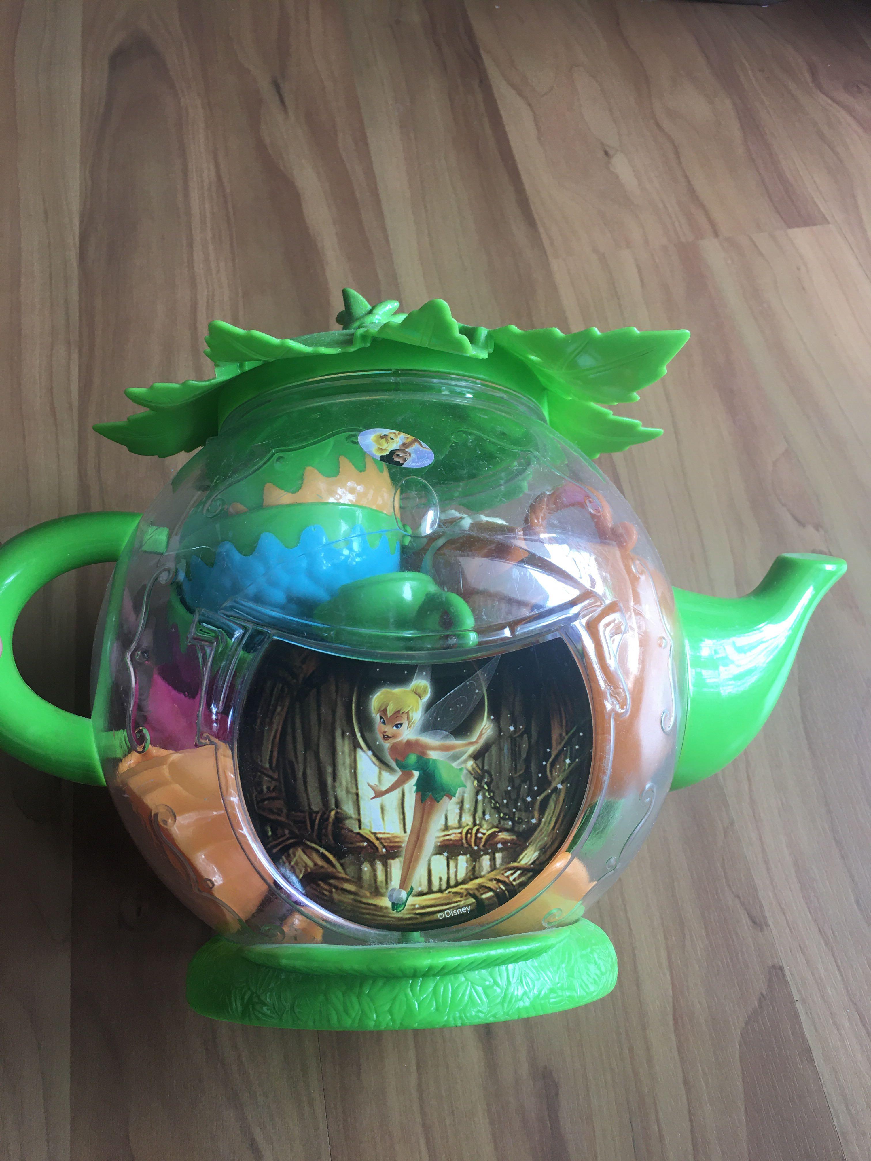 Original Disney Tinkerbell Giant Teapot, Hobbies & Toys, Collectibles