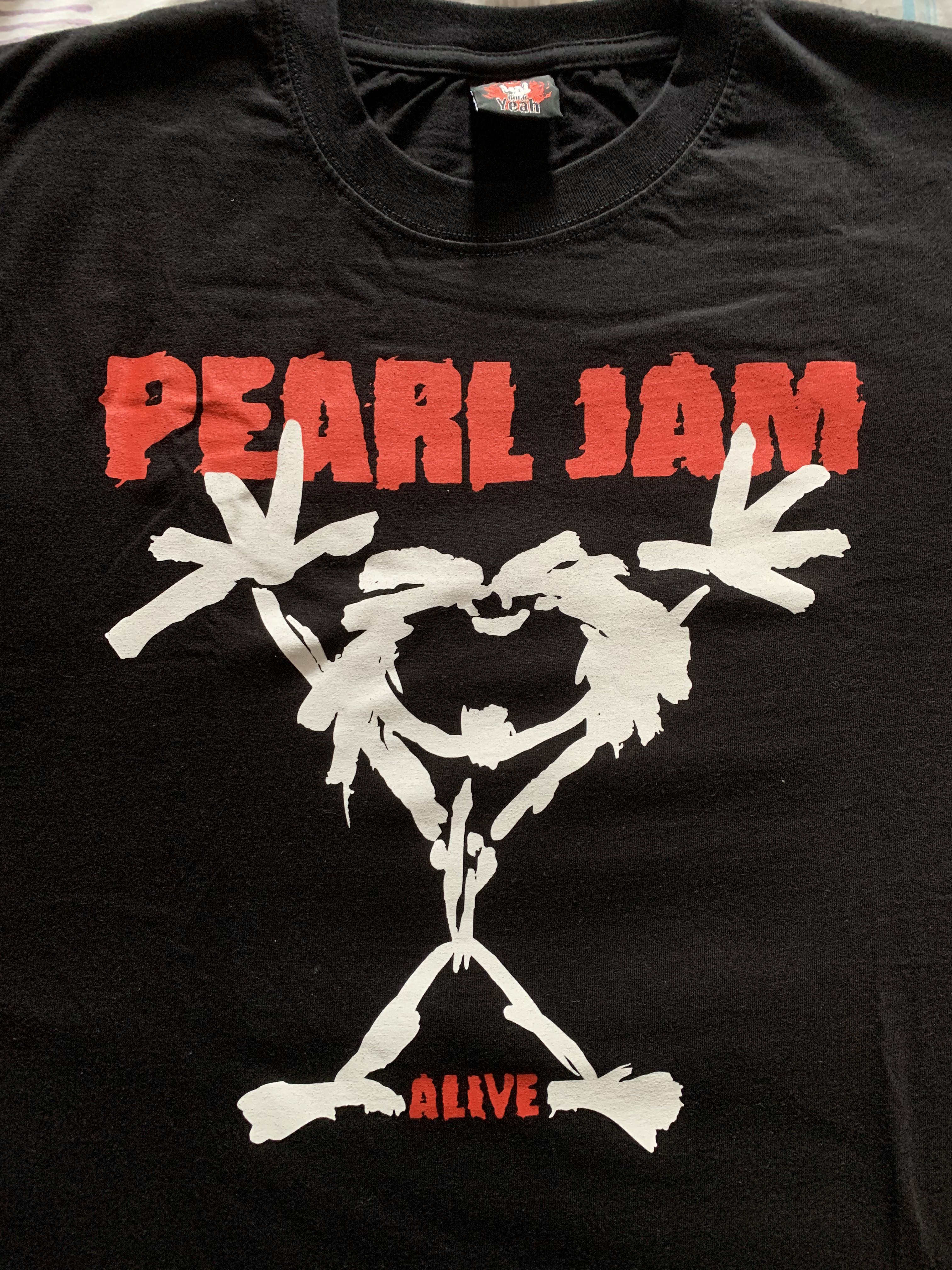 vintage pearl jam alive shirt