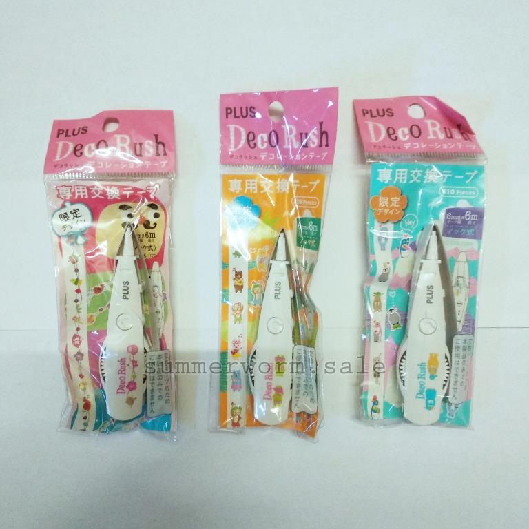 Plus Decoration Tape Deco Rush Refill Books Stationery Stationery On Carousell