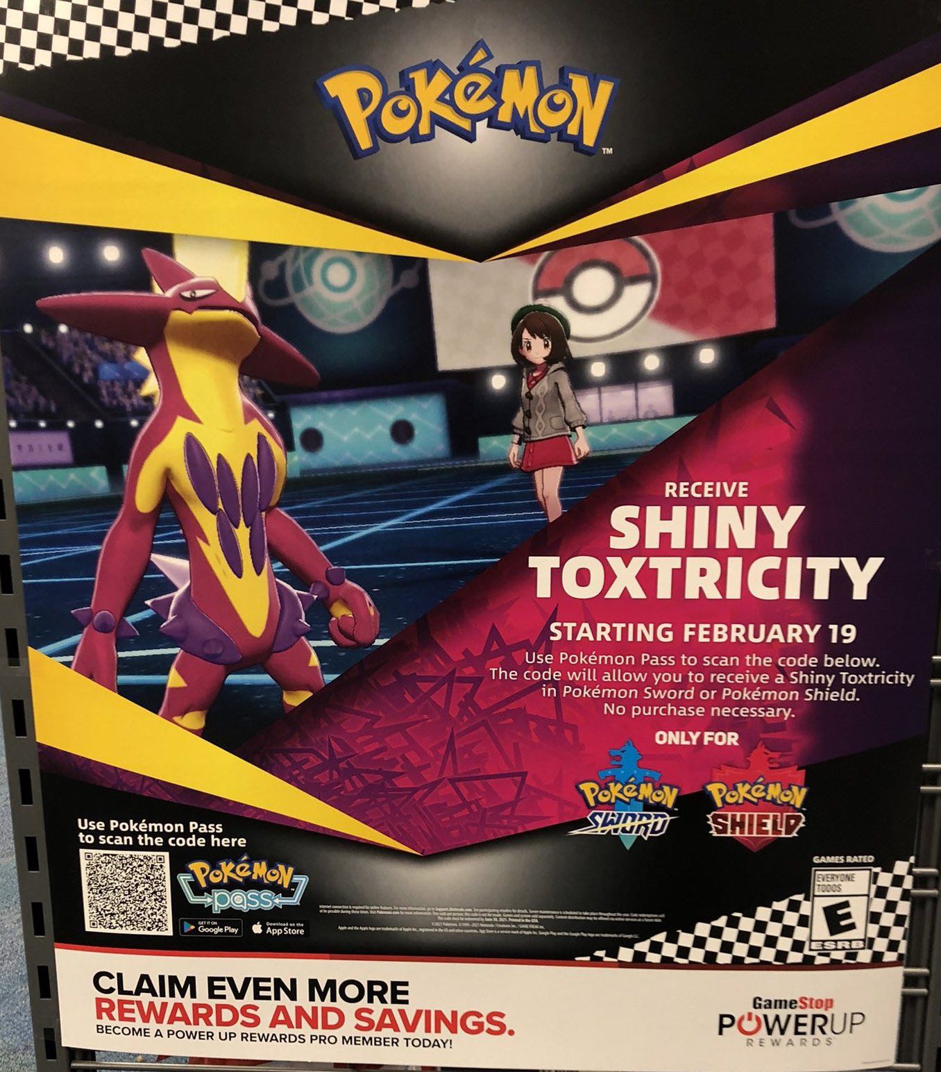 Pokemon 劍盾 配信 閃光 色違 顫弦蠑螈, 電子遊戲, 電子遊戲, Nintendo 任天堂 - Carousell