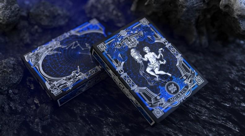 Poker Cards - Aquarius - Zodiac Portents Playing Cards. TCC ...