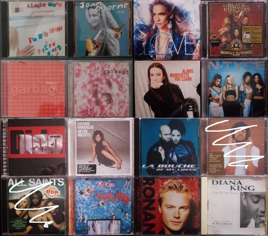 Pop rock cds $5 each cd Aimee Mann Joan Osborne Garbage Garbage ...