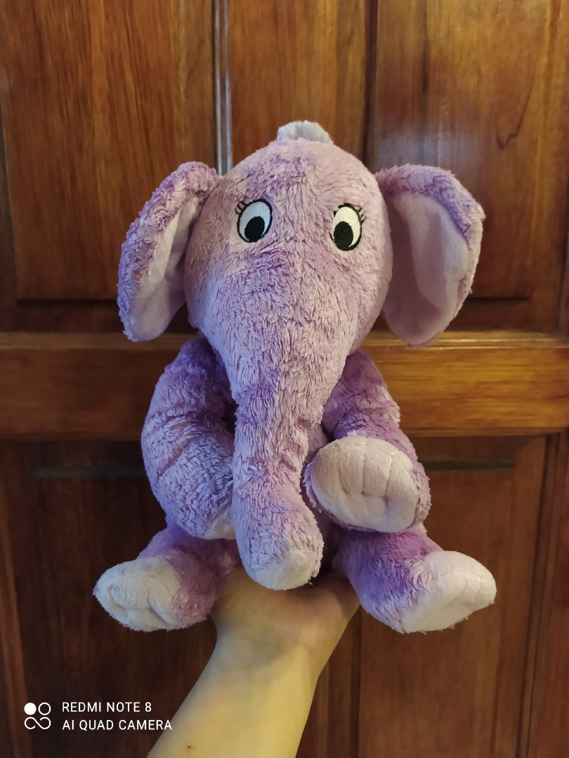 purple elephant plush