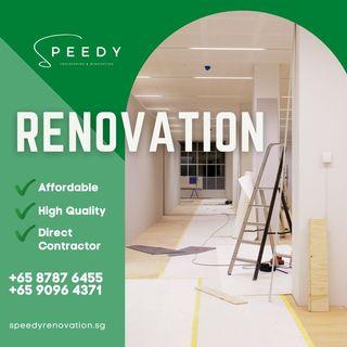 Renovation works, hacking , tiling , cabinet , Paquet , marble floor polish, all works with special packages price please call or WhatsApp +6587876455