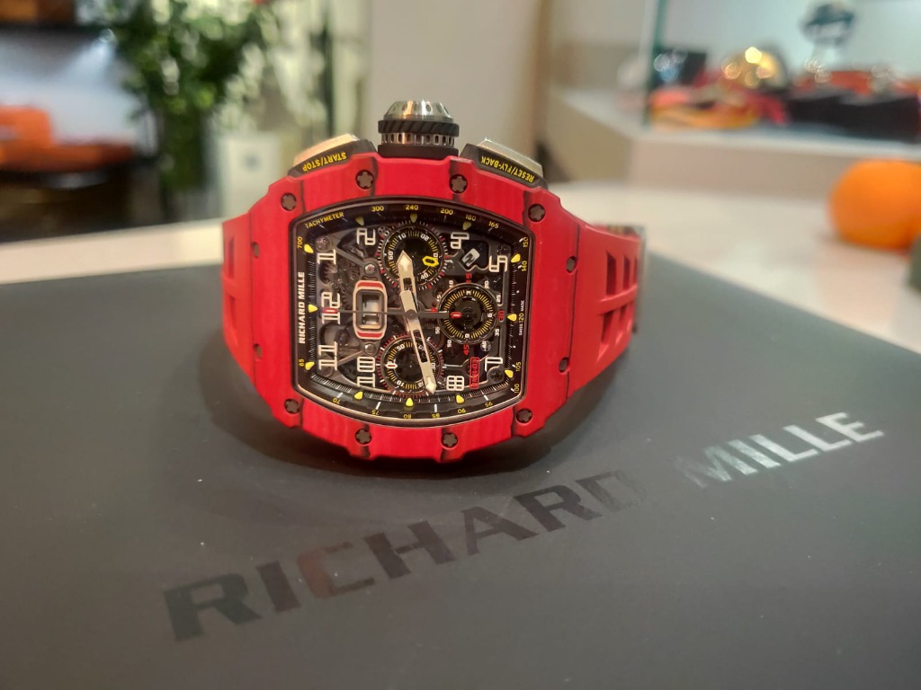 Red richard mille on sale