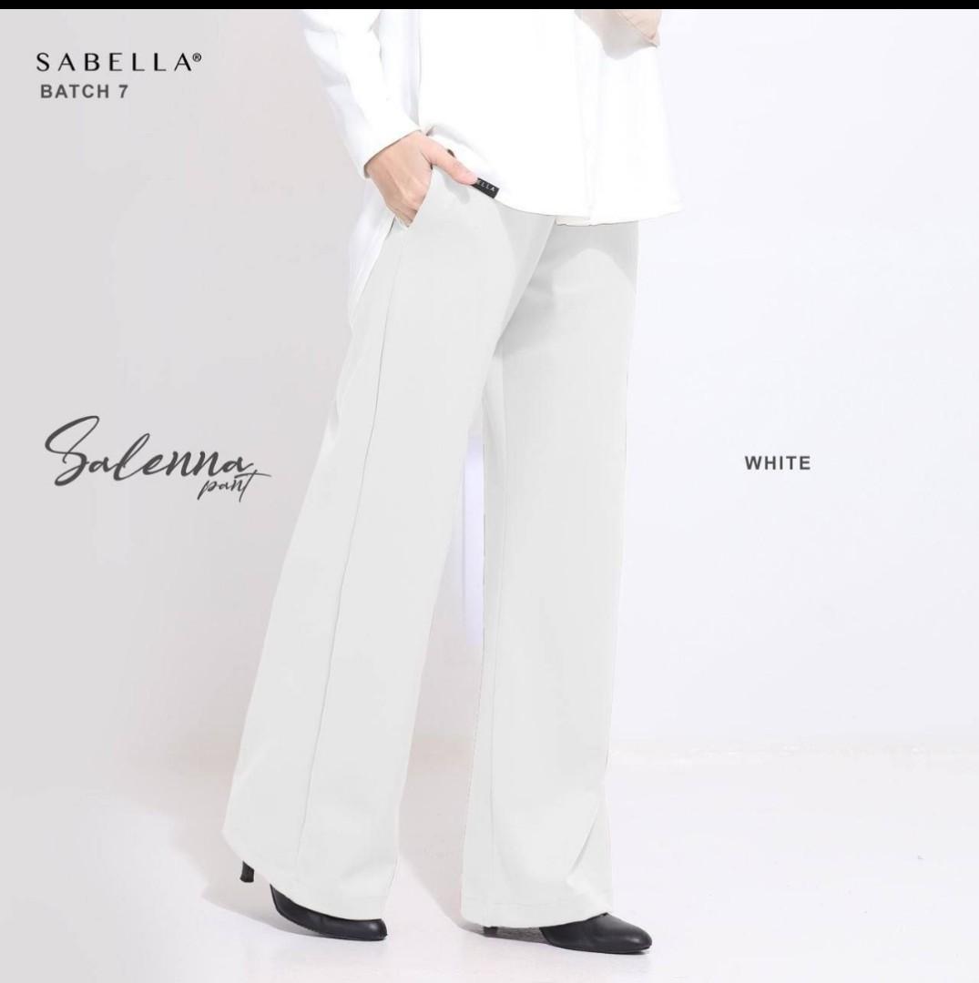 Sabella Pants Selena (white), Women's Fashion, Bottoms, Jeans & Leggings on  Carousell