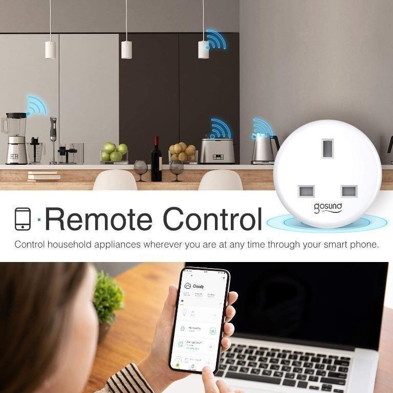 Smart Plug, Gosund WiFi Plugs Socket Work with Amazon Alexa, Google