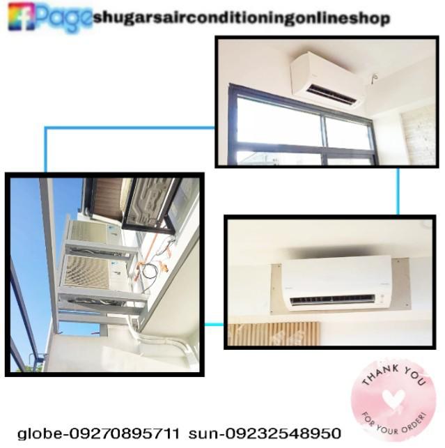 Split Type Aircon Inverter and Non Inverter with Free Installation, TV