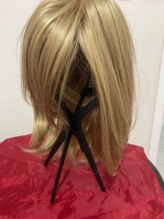 Starkles - Premium quality synthetic wig  Colour - Golden Blonde  Style - Samantha