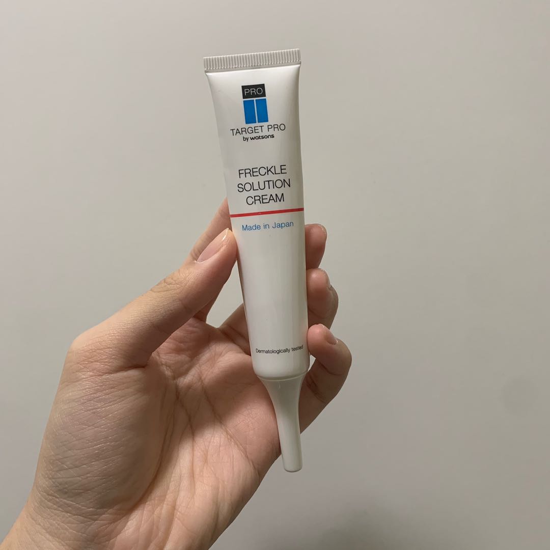 target pro freckle solution cream