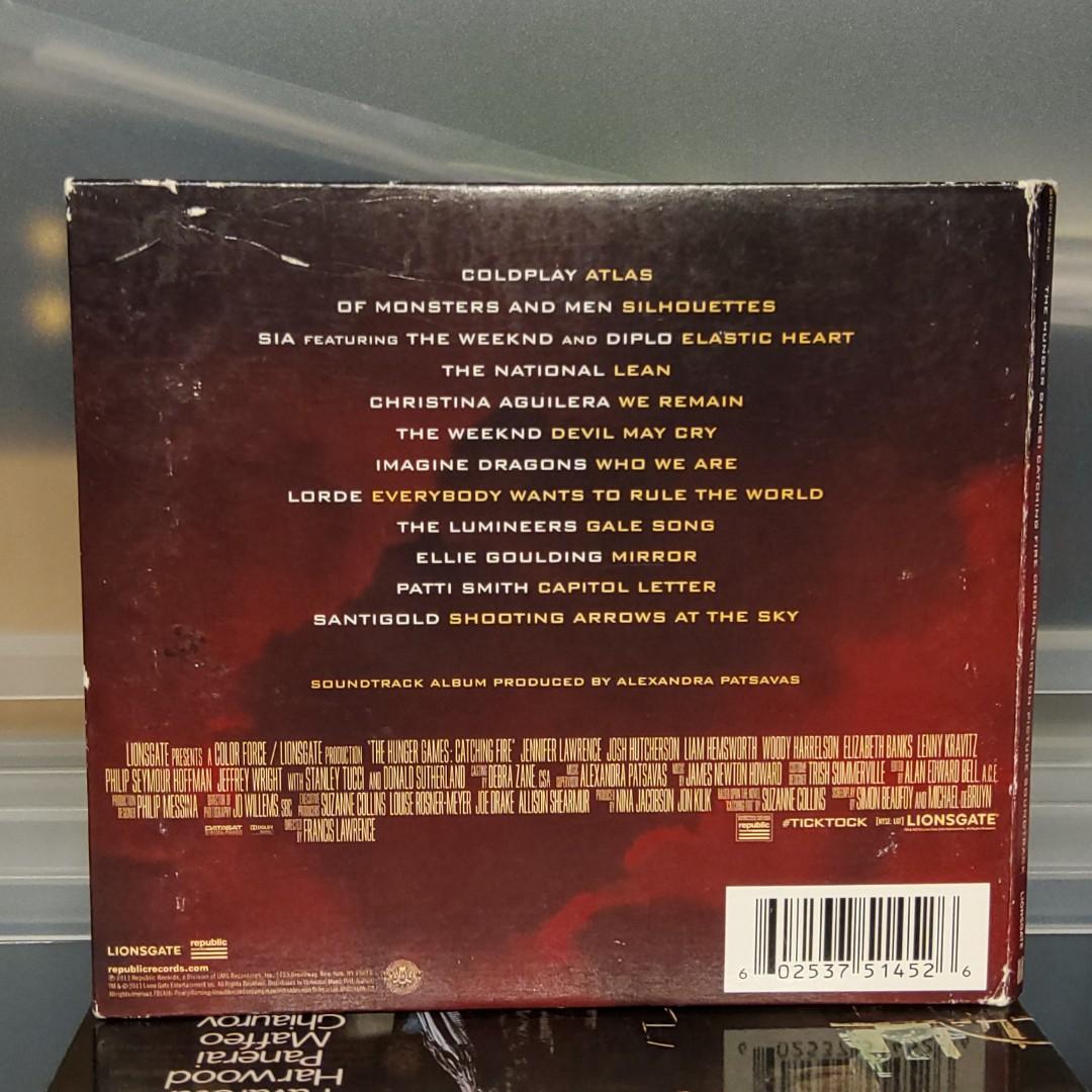 The Hunter Games Catching Fire Movie Soundtrack Music CD, Hobbies & Toys,  Music & Media, CDs & DVDs on Carousell