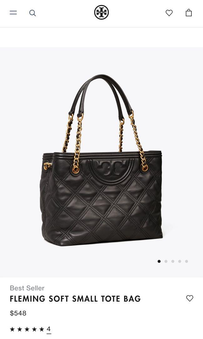 Tory burch fleming soft tote clearance