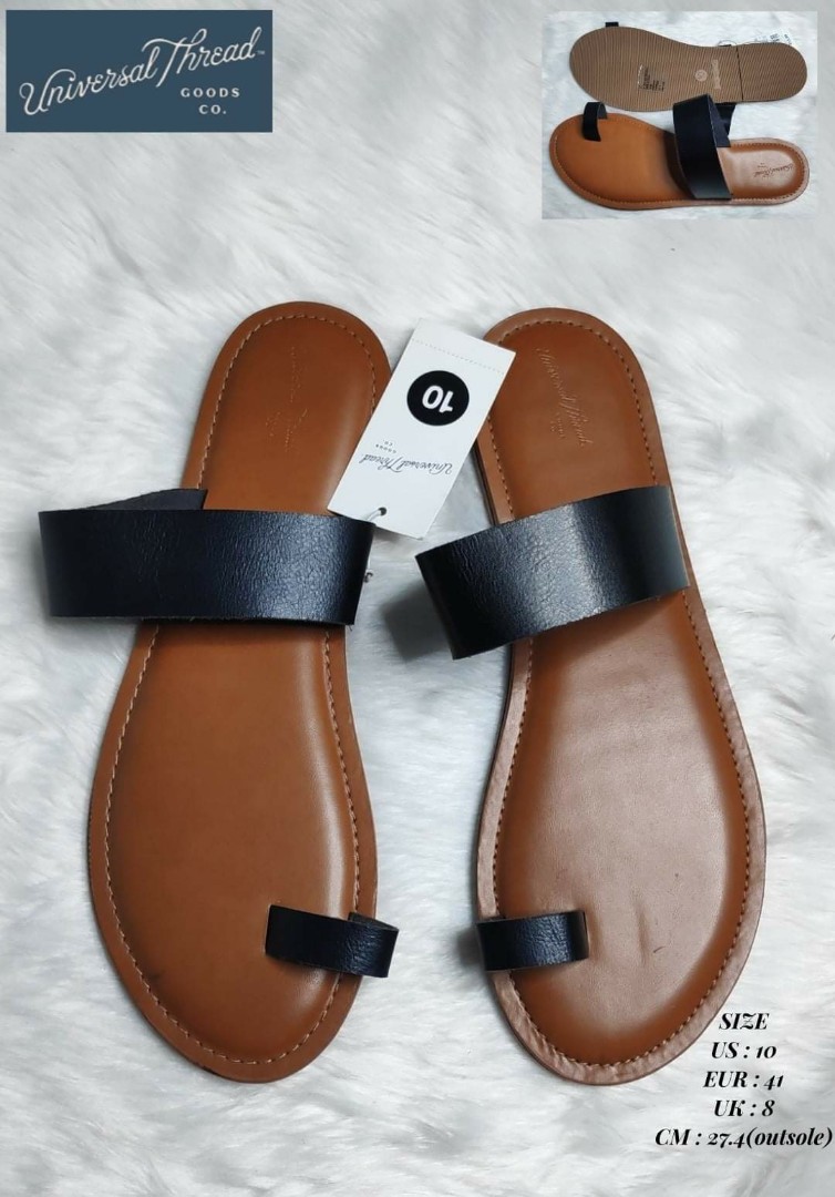 Universal Thread Sandals Black Size 10 from USA Women s Fashion