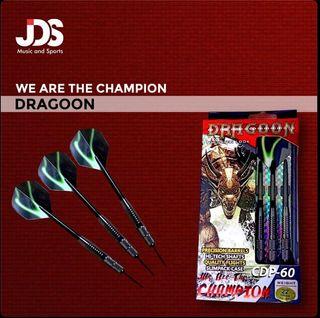 We Are The Champion Dragoon Brass Dart Pin
