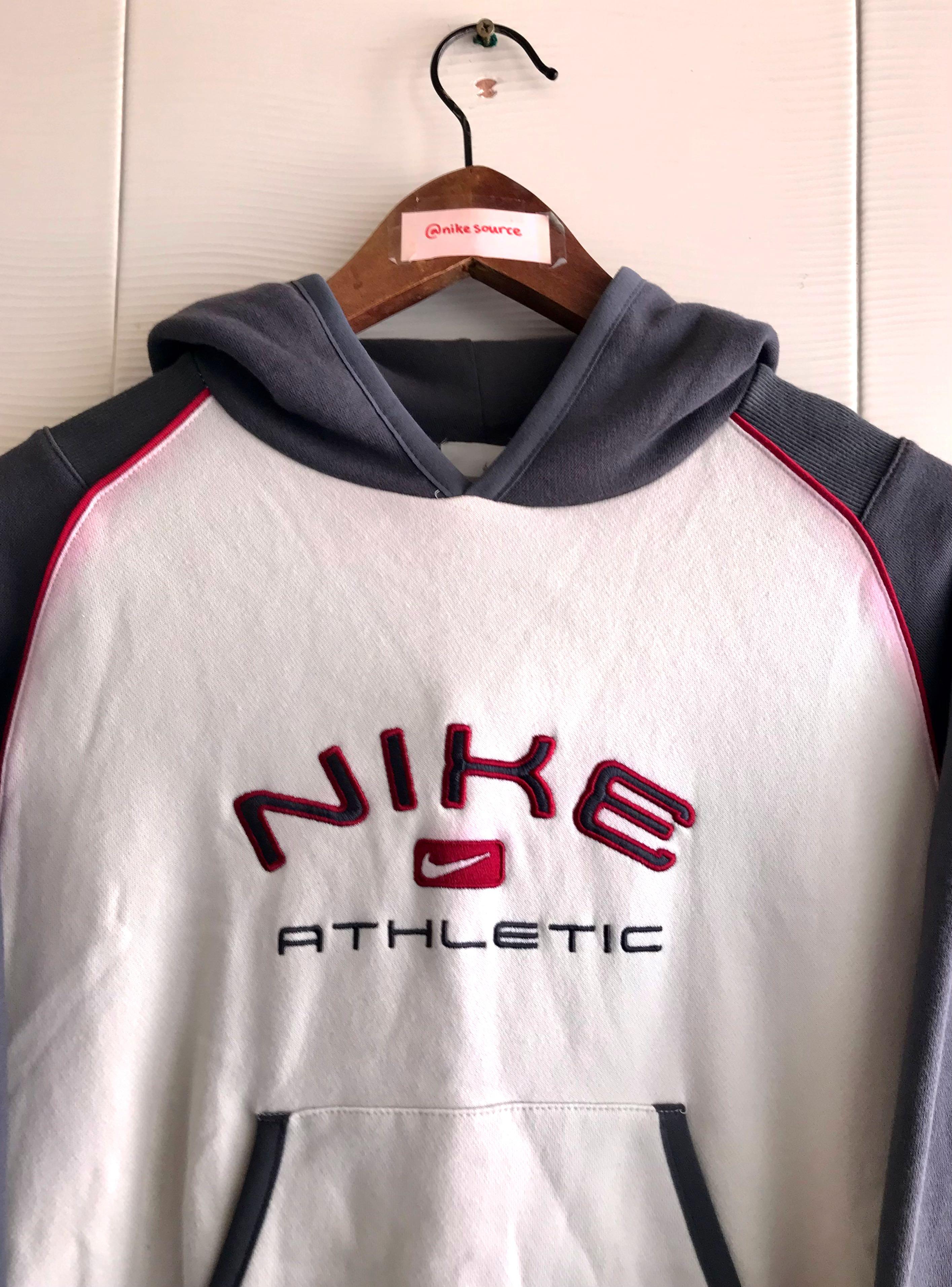 nike athletic hoodie vintage